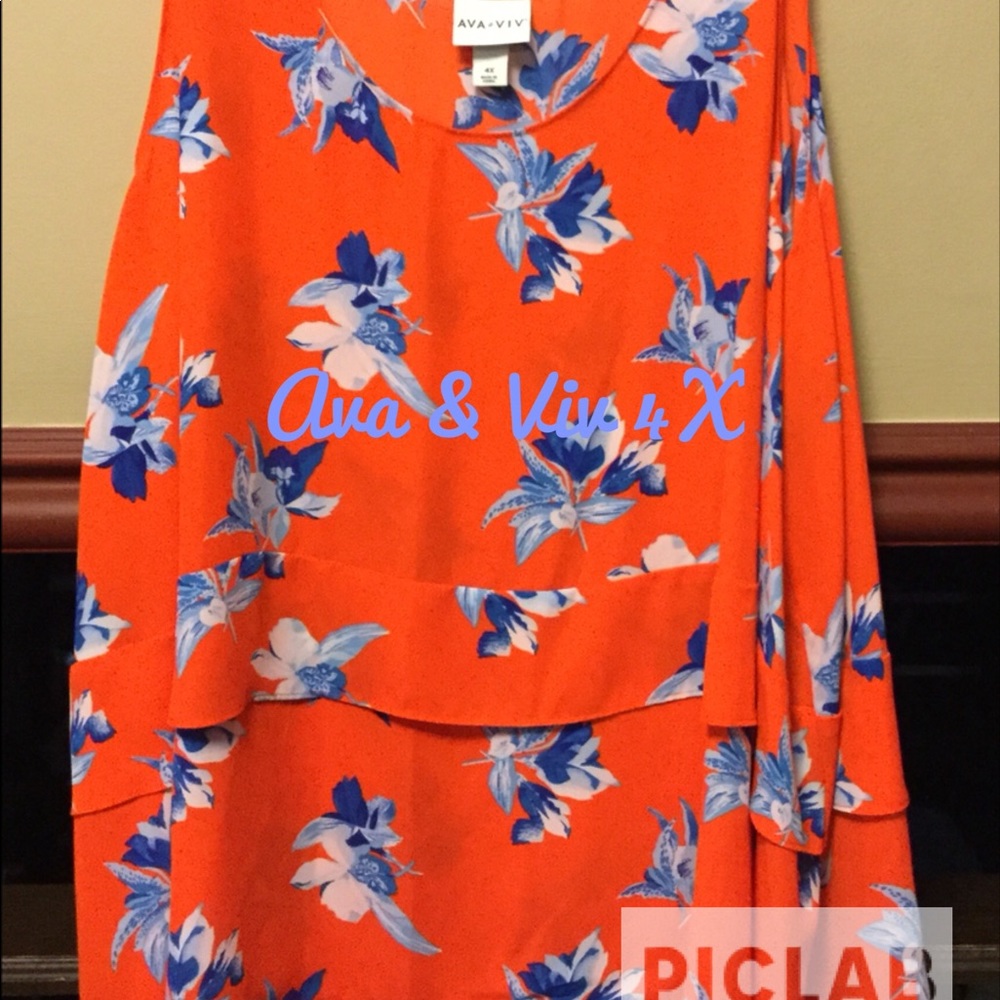 Ava & Viv dressy tank size 4X